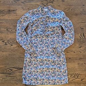 BODEN Floral Knee Lenght Long Sleeve Dress